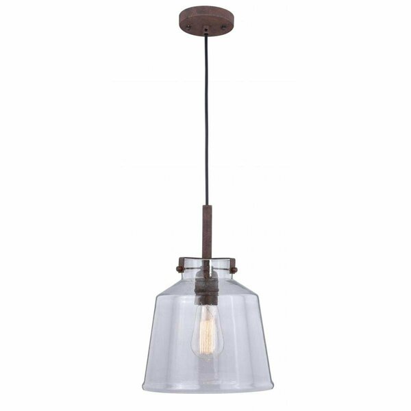 Perfecttwinkle 10 in. Milone Pendant Textured Rustic Bronze PE3257394